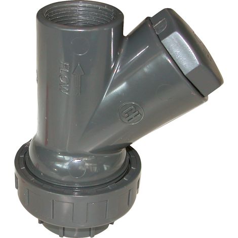Sferaco – Clapet anti-retour à boule PVC 1''1/2 – Résistant à la corrosion – Pour installations plomberie – Évite le reflux des fluides