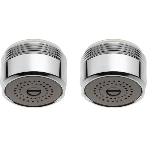 Économiseur D'eau Robinet Mal Femelle 24mm Réduit 30 à 80% consommation Pour évier et lavabo Lot 2 Pcs (1/5)