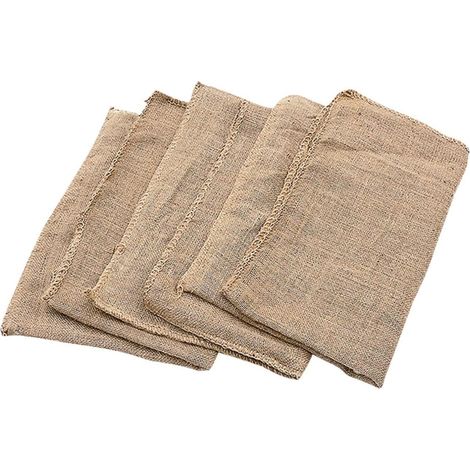 Sac de rangement en jute pour pommes de terre/légumes/oignons, 100% jute, lot de 5, sac de rangement réutilisable, sac à pommes de terre pour le stockage des pommes de terre (76x110cm) (1/5)