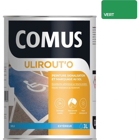 ULIROUT'O VERT 3L - Peinture pour signalisation et marquage routier en phase aqueuse - COMUS (1/3)