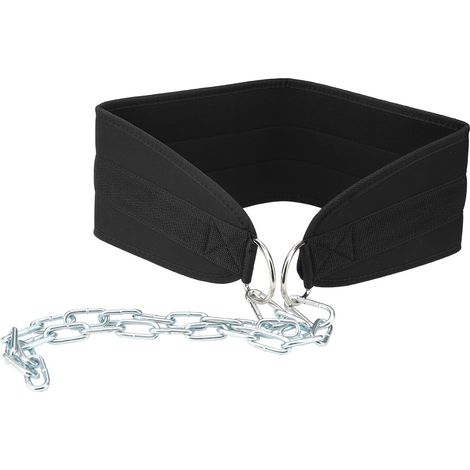 Traction à mi-longueur, ceinture lestée, haltères de musculation, équipement de fitness, double anneau (1/5)