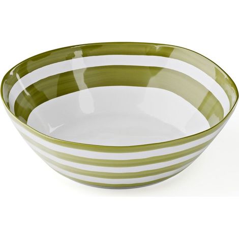 GUZZINI Ciotola Riviera Melamina D 30 Cm Bianco Verde (1/2)
