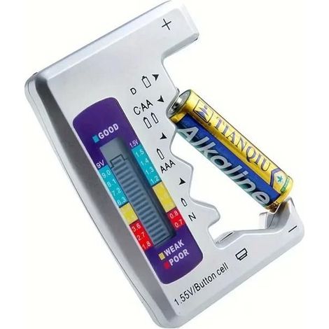 Testeur De Charge De Batterie Numérique, Analyseur De Capacité Pile Digital Test