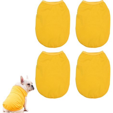 T-shirt Chien - Polyester Souple et Respirant - Pour Chiens et Chats - Usage Intérieur et Extérieur - Taille Unique (1/5)