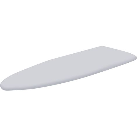 Copriasse Ricambio Asse da Stiro Relax 123x39 cm Cotone Spugna Feltro Grigio