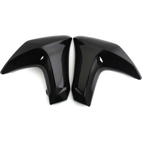 Cache-radiateur de moto pour ER6N, noir brillant (1/5)