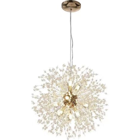 Lustres, Lustres modernes effet feu d'artifice, Suspensions pour salon, cuisine, chambre - 40 cm - RAPANDA