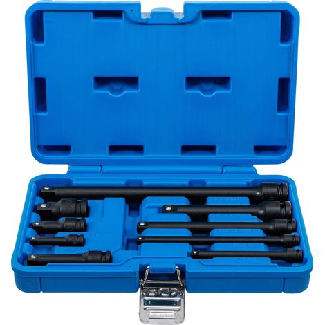 Set prolunghe a impatto bgs technic 9 pezzi nero acciaio