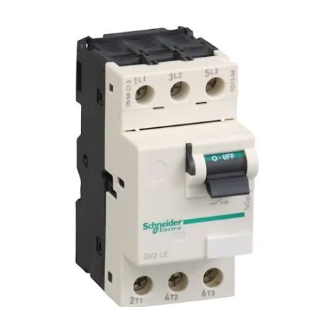 Schneider GV2LE32 TeSys GV2LE - motor circuit breaker - 32A - 3P 3d - magnetic trip unit