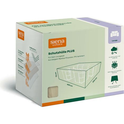 Siena Garden Loungesethülle 400x300x70 Schutzhülle Abdeckhaube Abdeckplane