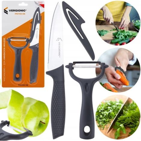 Juego de cocina: pelador + cuchillo de acero (1/5)