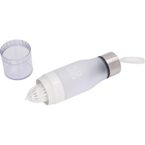 650ml Lemon Infuser Bottle with Steel Lid (WHITE) (1/5)
