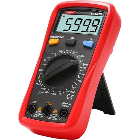 UNI-T UT133B HANDHELD DIGITAL MULTIMETER 600V AC/DC 10A