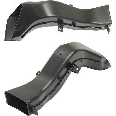 paire de supports de radiateur avant gauche et droit, conduits d'admission d'air en plastique noir 51748054229 51748054230 pour BMW Série 3 F30 F31 (1/5)