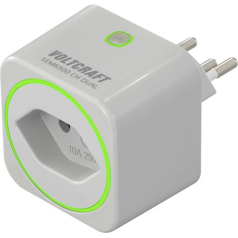 [NEUWERTIG] B-Ware Voltcraft Sem6500 Ch Dual Energiekosten Messgerät Strommesser Funksteckdose