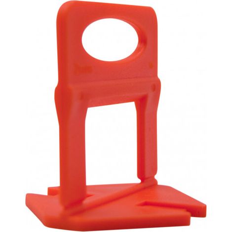 Edma – Clips pour système auto-nivelant 2 mm – Lot de 250 pièces – Pour carrelage en intérieur et extérieur – Installation facile et rapide