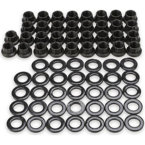 Automotive cylinder head studs compatible with SBC cylinder head bolt kit 279.1001ARP 134-4001 (1/4)