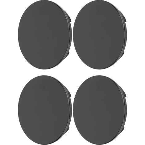 Enjoliveur de Roue 70 Mm OD 60 Mm ID Universel en ABS/métal pour Voiture, SUV, Berline ou Véhicule Sportif (Black) (1/5)