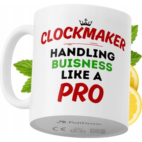 Lustige Kaffeetasse mit witzigem Textdesign für Uhrmacher – ideal für Geburtstage, Namenstage und Feiertage. Hochwertige Tasse für besondere Anlässe, ob zu Hause, im Büro oder bei der Arbeit. Farbe: W
