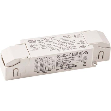 [NEUWERTIG] B-Ware MEAN WELL LED Treiber Stromversorgung Beleuchtung XLC 40 Dali Push Dimm 40 W (1/2)