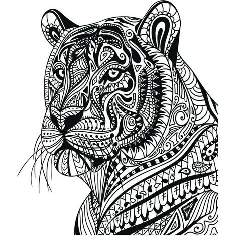 Tele prestampate tigre mm.35x400x300 3pz.