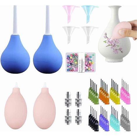 Applicateur de précision pour outils de poterie, applicateur de précision pour céramique, applicateur à pointe de précision pour émail (1/5)