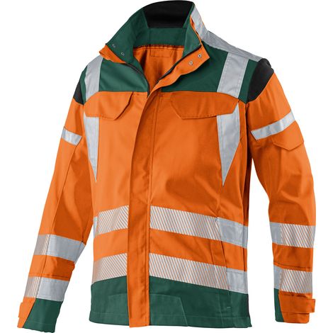 Kübler Jacke REFLECTIQ PSA 2 warnorange/moosgrün Gr. 106 (1/2)