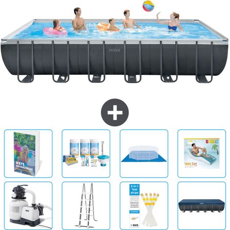 Intex Piscina Ultra XTR Rettangolare - 732x366x132 cm - 9-pezzi  S683 (1/4)