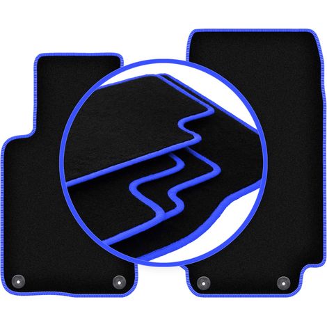 Tapis de sol Carlux bleus pour : BMW Z3 E36/7 cabriolet (1997-2002) (1/5)