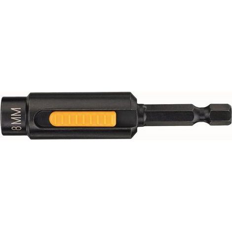 DEWALT KOŃCÓWKA Z NASADKĄ  8mm EXTREME IMPACT SAMOCZYSZCZĄCA