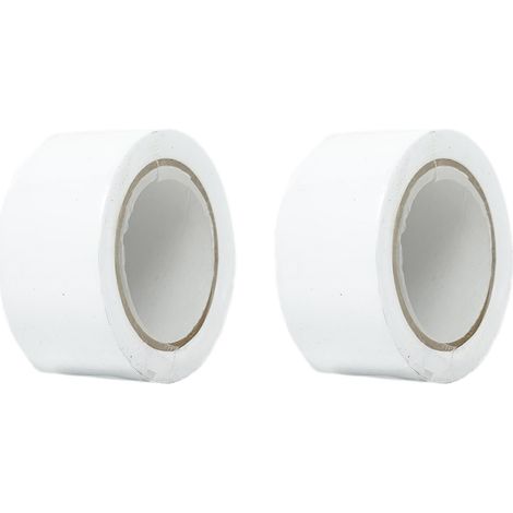 Dapetz ® 2 x White PVC Electrical Insulation Tape, 50mm x 33m, Large 2" Wide Premium Roll Flame Retardent Consistent Stretch Cold & Weather Resistant (1/5)