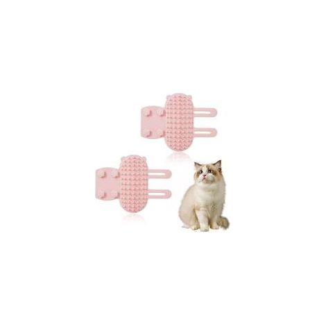 2pcs Cepillo de Masaje para Esquinas, Cepillo de Aseo para Gatos, Cepillo de Masaje Autoaseable para Gatos, Autolimpiable, Peine de Masaje para Esquinas, Peine de Masaje para Gatos (1/4)
