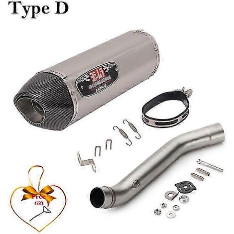 Yoshimura-sistema De Escape Para Motocicleta, Silenciador Modificado Con Tubo De Enlace Medio Db Killer, Para Kawasaki Z750 Z 750 2007-2014, R77( Type D) (1/5)