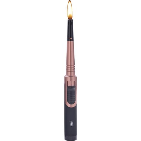 Briquet à gaz piézoélectrique grand format 23,5 cm, couleurs assorties (1/3)