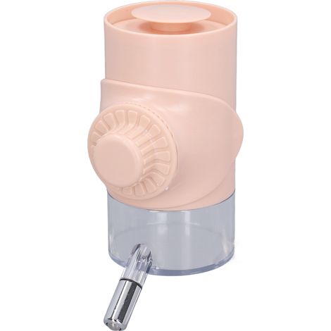 Bidon d'eau automatique pour cage à chien, distributeur d'eau accrochable pour chenil, accessoire pour animaux de compagnie rose sakura (1/5)