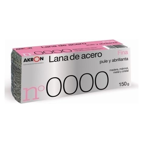 Lana Acero Akron Fina Bobina 150 Gr N 0000 Barlesa