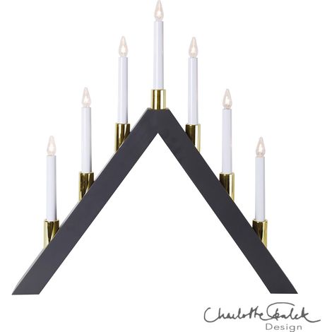 LED-Fensterleuchter "Halla", 7 warmwhite LED (1/2)