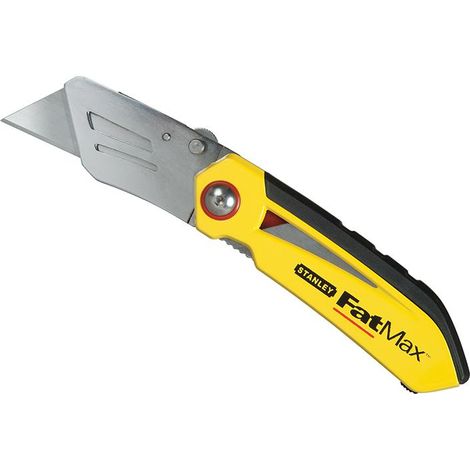 Stanley FatMax FMHT0-10827 Fixed Blade Folding Knife – 300mm Trapezoidal Ultra-Flexible Blade for Precise Cutting of Plastic and Cardboard