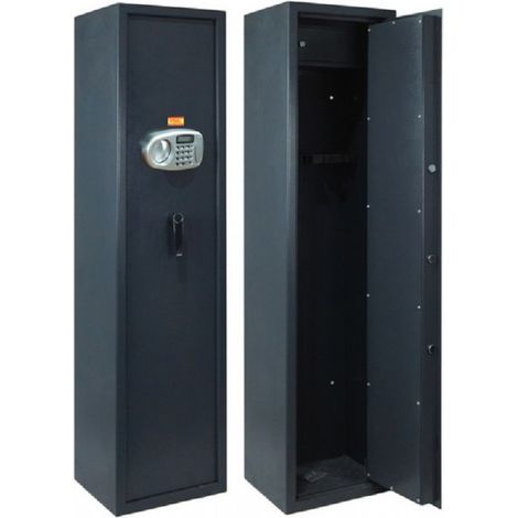 ARMADIO PORTAFUCILI ELETTRONICO FUCILIERA UTILIA TOP SECURITY 5 POSTI 39783 (1/3)