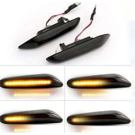 Led Dynamique Clignotant Côté Marqueur Séquentiel Clignotant Lampe Pour Bmw E46 E36 E60 E61 E90 E91 E92 E93 X1 E84 (1/3)