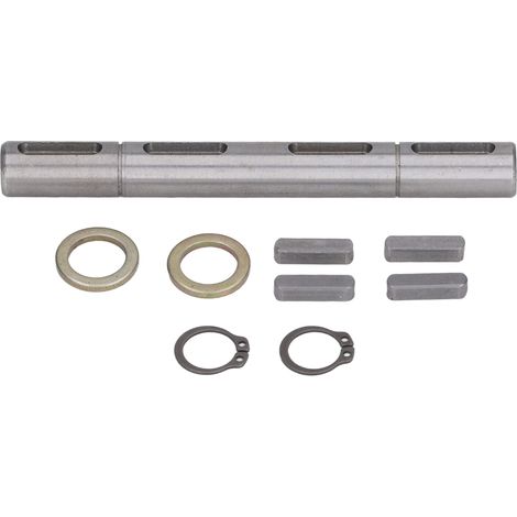Réducteur à vis sans fin, arbre de sortie double, diamètre 14 mm, longueur 128 mm, grande capacité de charge, moteur pas à pas, arbre de sortie double (1/5)