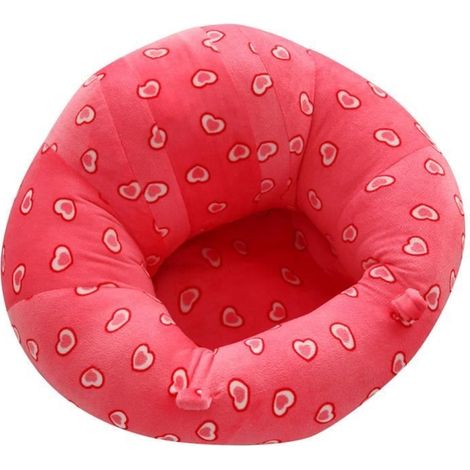 Babywippe, Cébé Aassis Comfort, weiches Samtspielzeug, Sitzstütze für drinnen, 45 x 30 cm, 3–16 Monate, rot