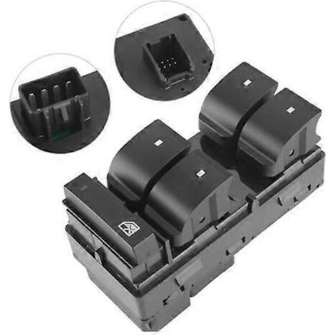 Hauptbedienknopf für elektrische Fensterheber vorne links für GMC/Chevrolet-Fahrzeuge (Teilenummer 20945129). (1/2)