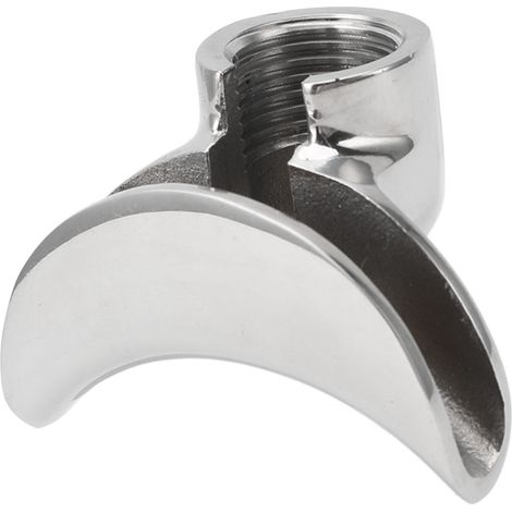 Embout filtre porte-café inox remplacement pour machine café semi-auto Expobar accessoire vissé 2 voies 1,5 mm (1/5)