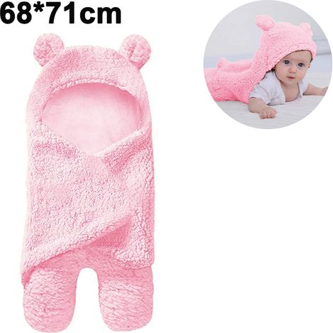 Gigoteuse - Cachemire - 55 x 65 cm - Pour Bébé 0 à 12 Mois - Blanc Marron Rose - 1 Pièce (1/5)
