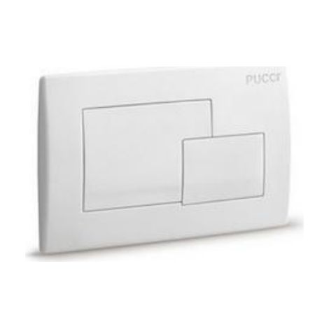 Placca per cassetta incasso pucci eco 2 pulsanti quadro modello 2011