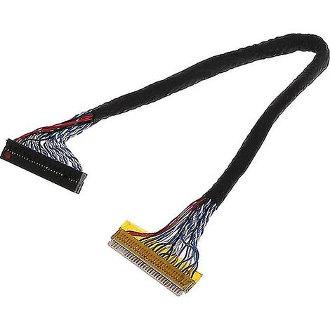 Câble LVDS 8 bits Fix-30 broches 2 canaux pour contrôleur de panneau LCD/LED 17-26 pouces 25 cm (1/5)