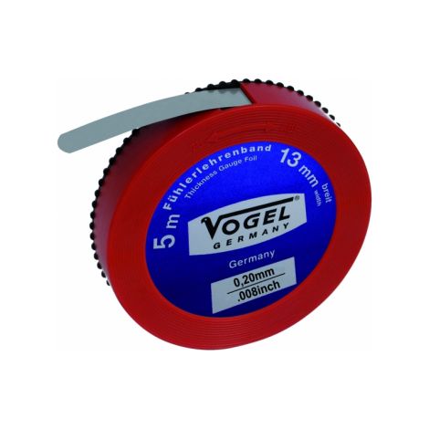 Vogel Germany Fühlerlehrenband 5 Meter Messbereich 0,20 mm gehärteter Federstahl