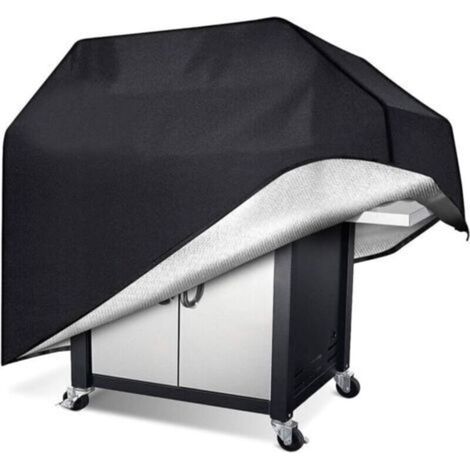 Housse de protection pour barbecue extérieur – Matériau Oxford résistant, imperméable, anti-poussière et anti-UV – Dimensions : 170 x 61 x 117 cm