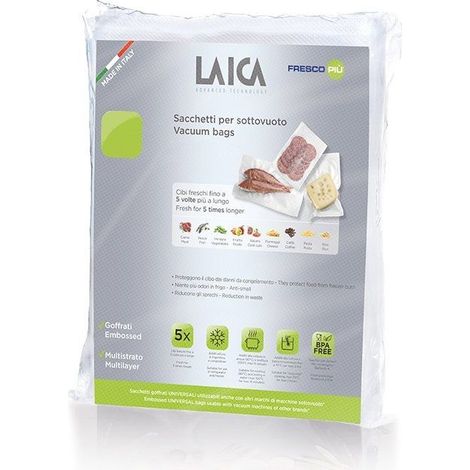 Sac sous vide laica vt3500/ 28+36cm/ 50 sachets